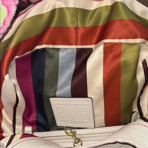 Coach Legacy Ergo Shoulder Bag with legacy stripe lining - Picture 6 of 15